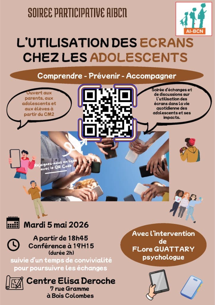 Soirée participative : l'utilisation des écrans chez les adolescents
