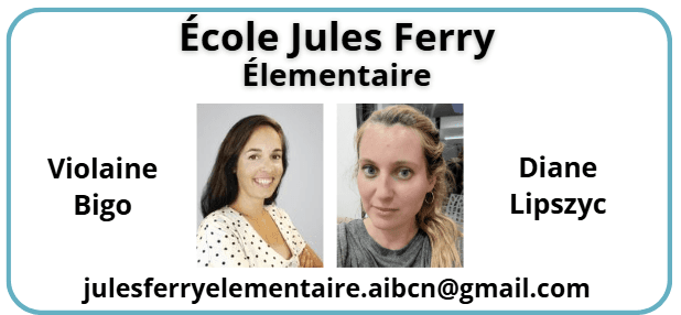 Représentants parents AIBCN — Jules Ferry — Élémentaire