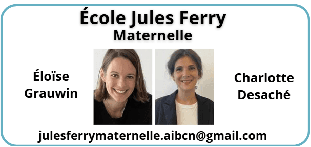 Représentants AIBCN — Jules Ferry — Maternelle